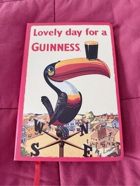 Guinness Pink Toucan Journal with Colorful Toucan Art